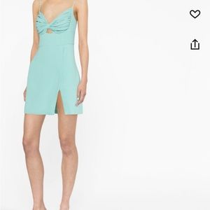 Self portrait Teal mini dress UK 6 equivalent to US2